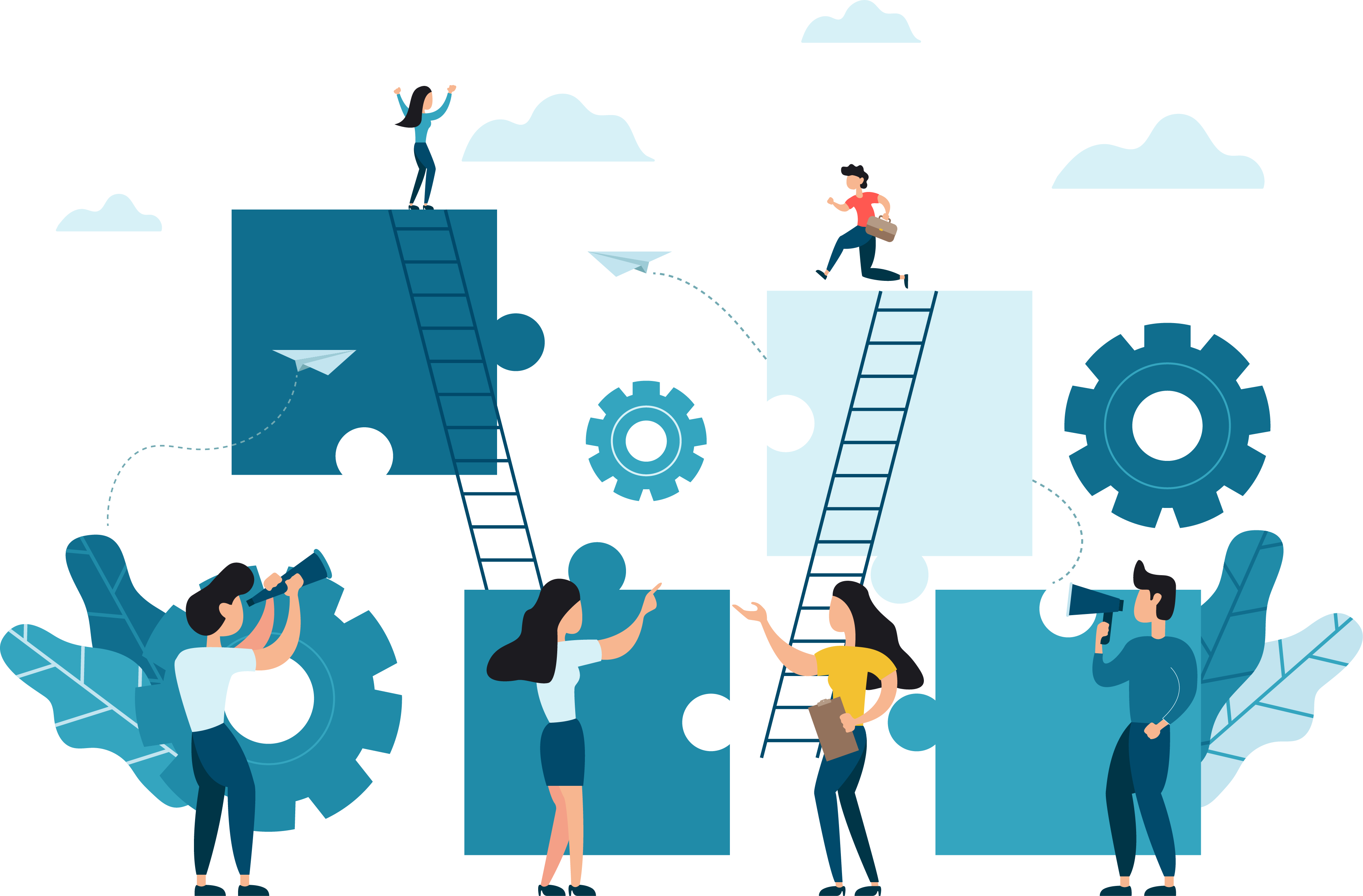 Work with affiliate sites graphic.