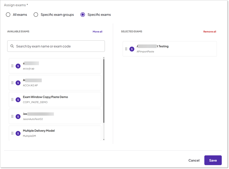 “how to assign access code to user by creating... Create private access codes