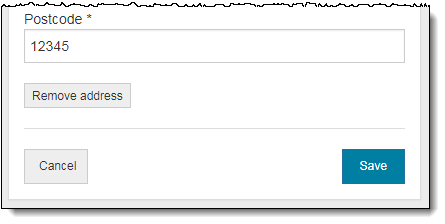 Remove Address Ui Edit proctor account